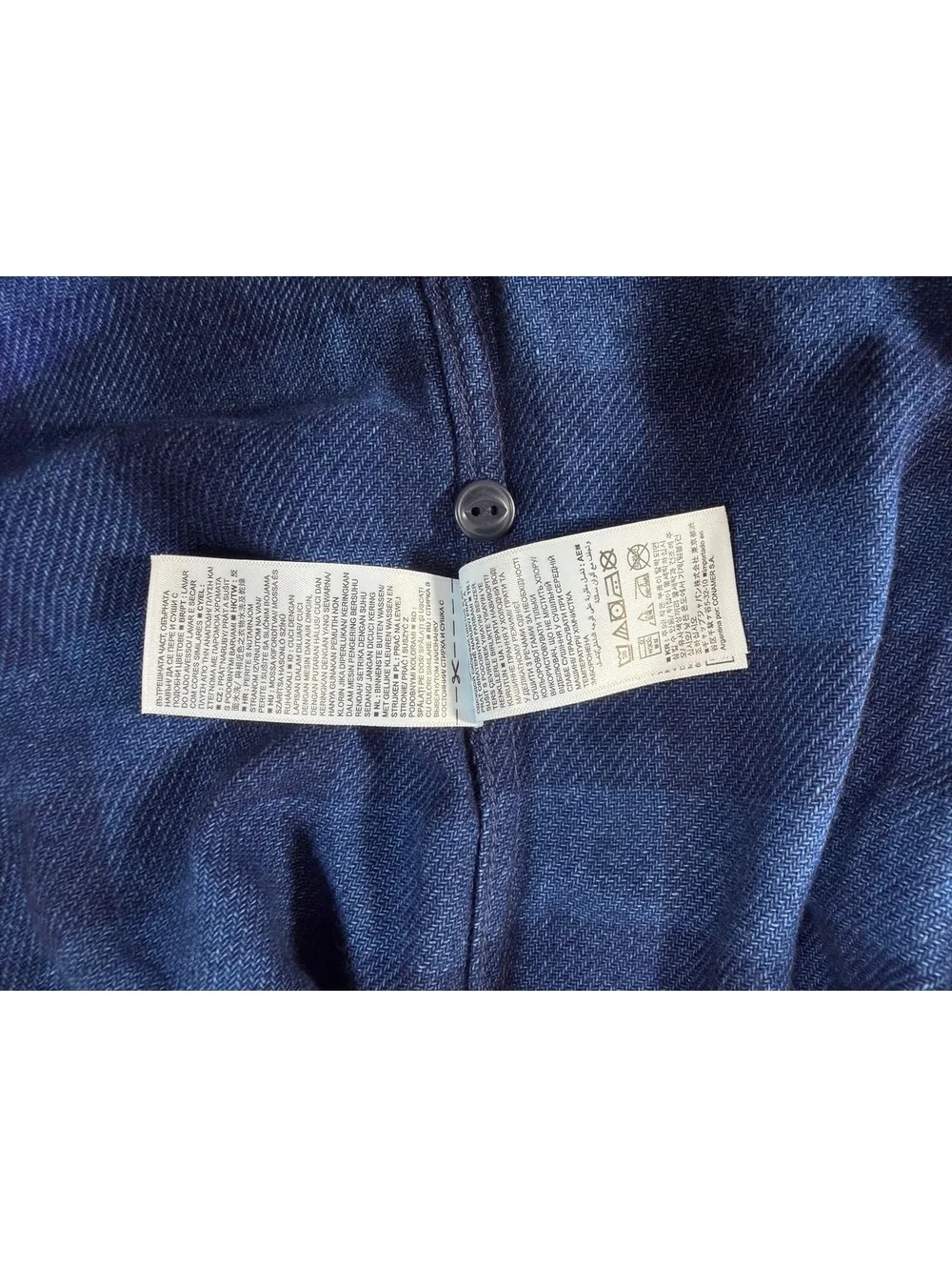 Brand New with Tags (NWT) Gap Kids Indigo Buffalo Check Long-Sleeve Shirt